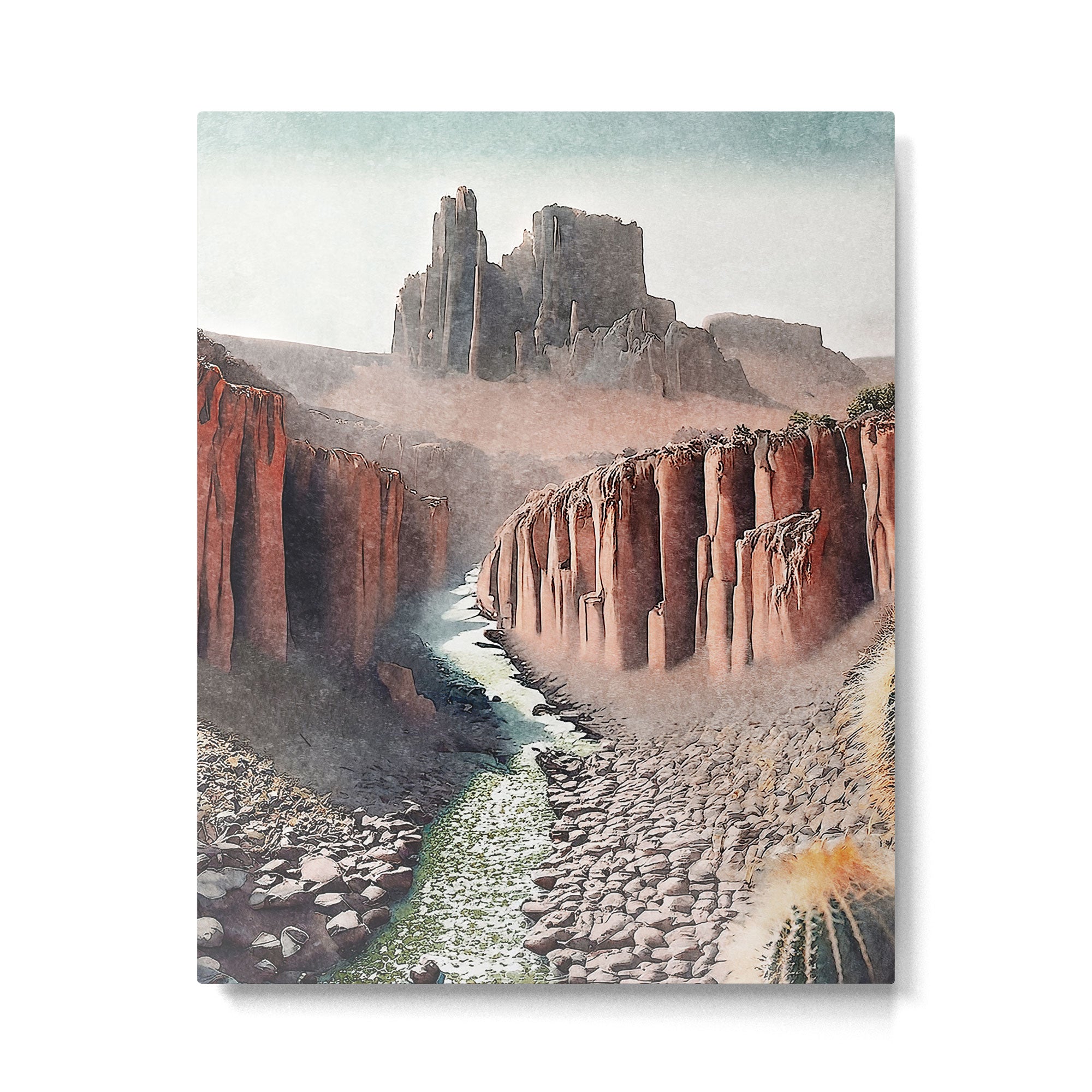 Path to Hon - Nature Landscape Metal Print Gallery Image 6