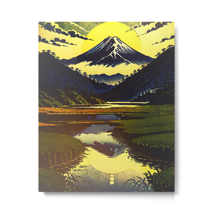 Prayer - A Contemporary Ukiyo-e Nature Landscape Metal Print Gallery Image 1