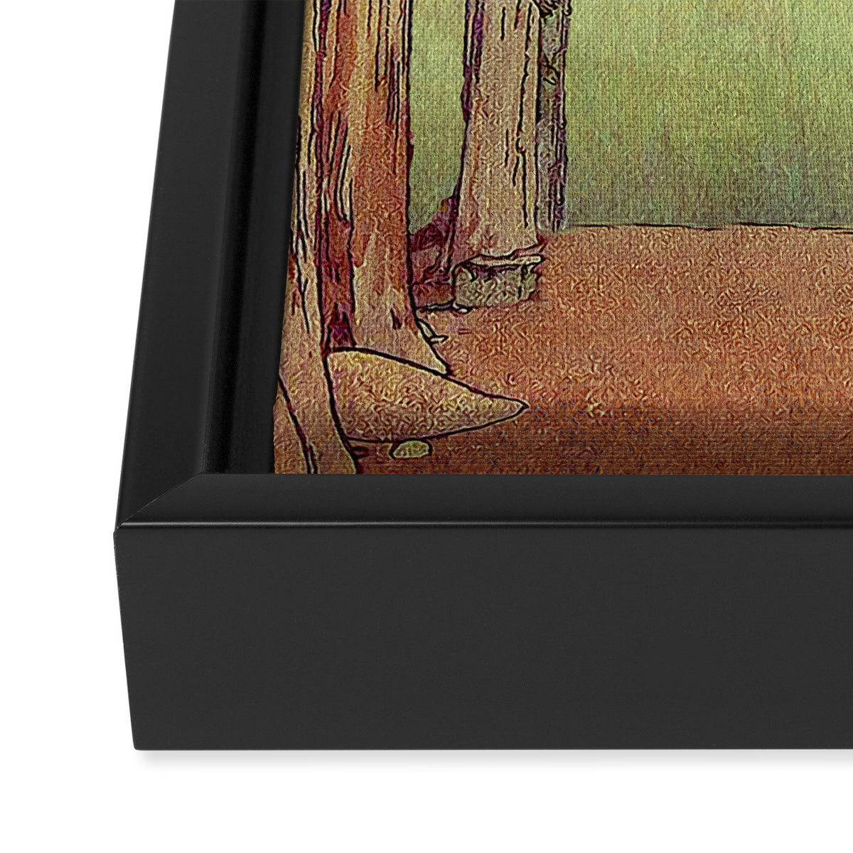 Returning to Hoyi Framed Canvas Print Gallery Image 3