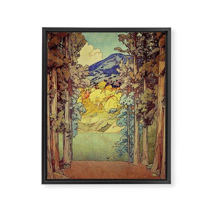 Returning to Hoyi Framed Canvas Print Gallery Image 1