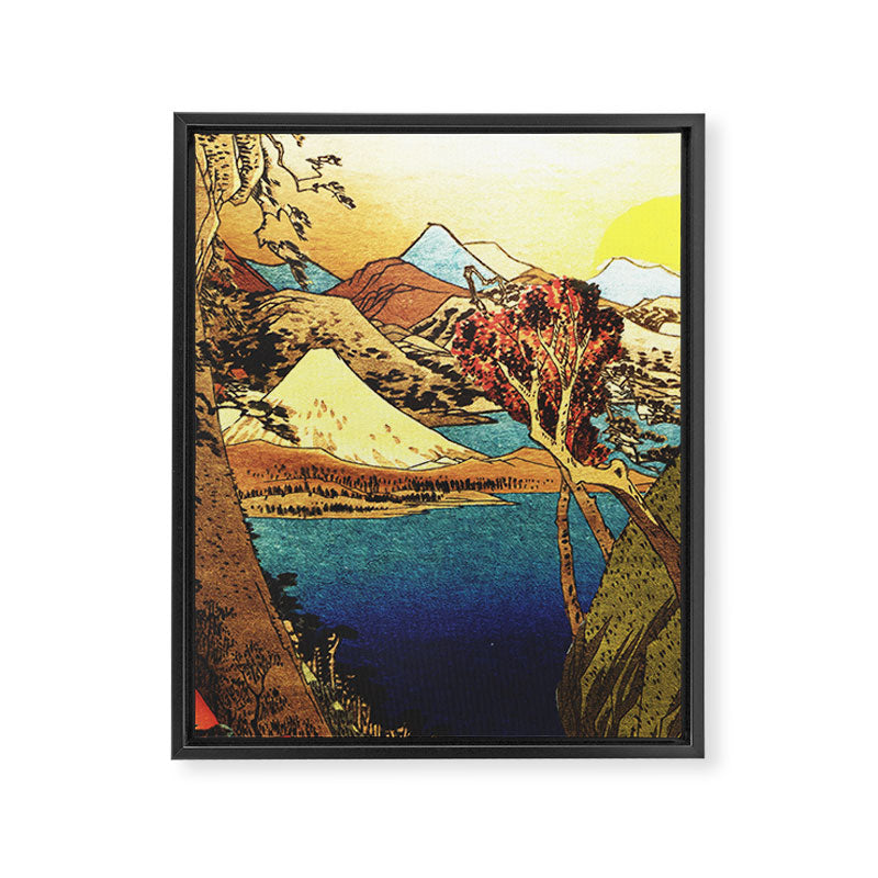 Returning to the Ancients - Nature Landscape Framed Canvas Print Gallery Image 3