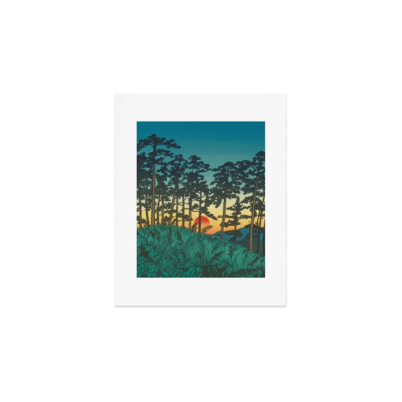 Sunset at Denka Art Print Gallery Image 1