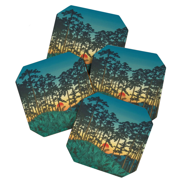 Sunset at Denka Coaster Gallery Image 1