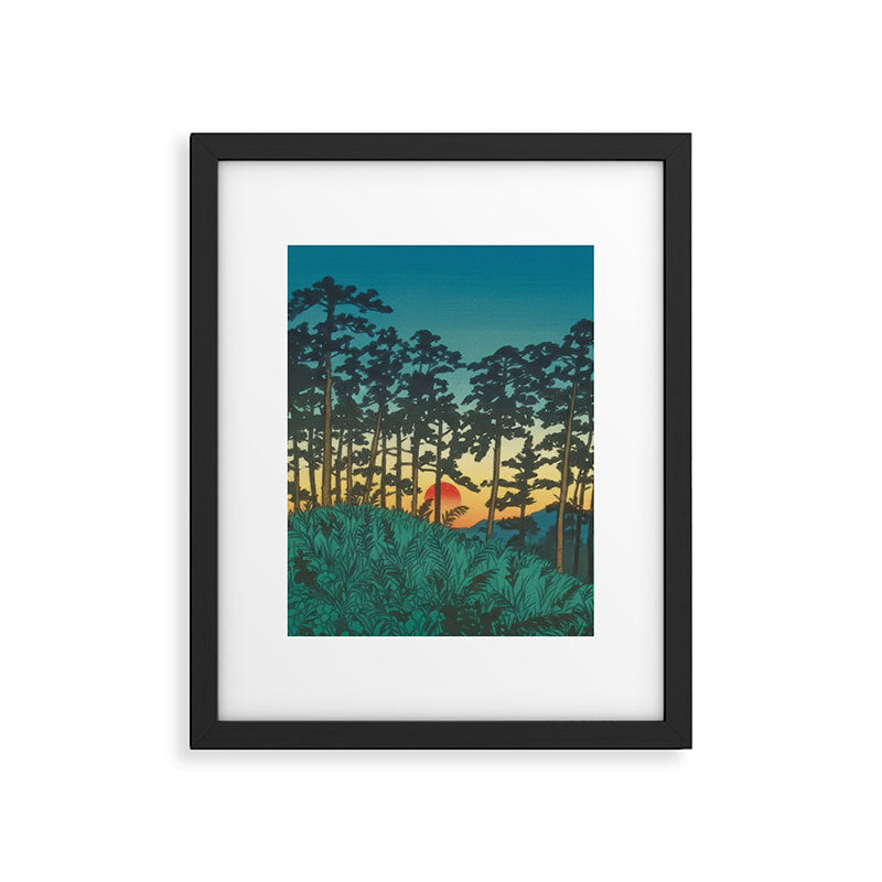 Sunset at Denka Framed Art Print Gallery Image 5