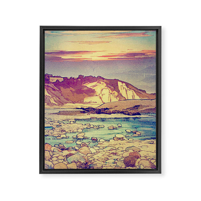 Sunset at Yuke Framed Canvas Print Gallery Image 1