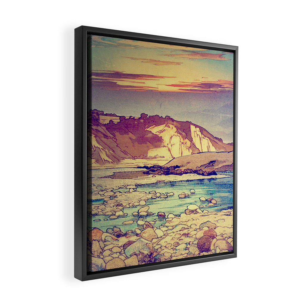 Sunset at Yuke Framed Canvas Print Gallery Image 2