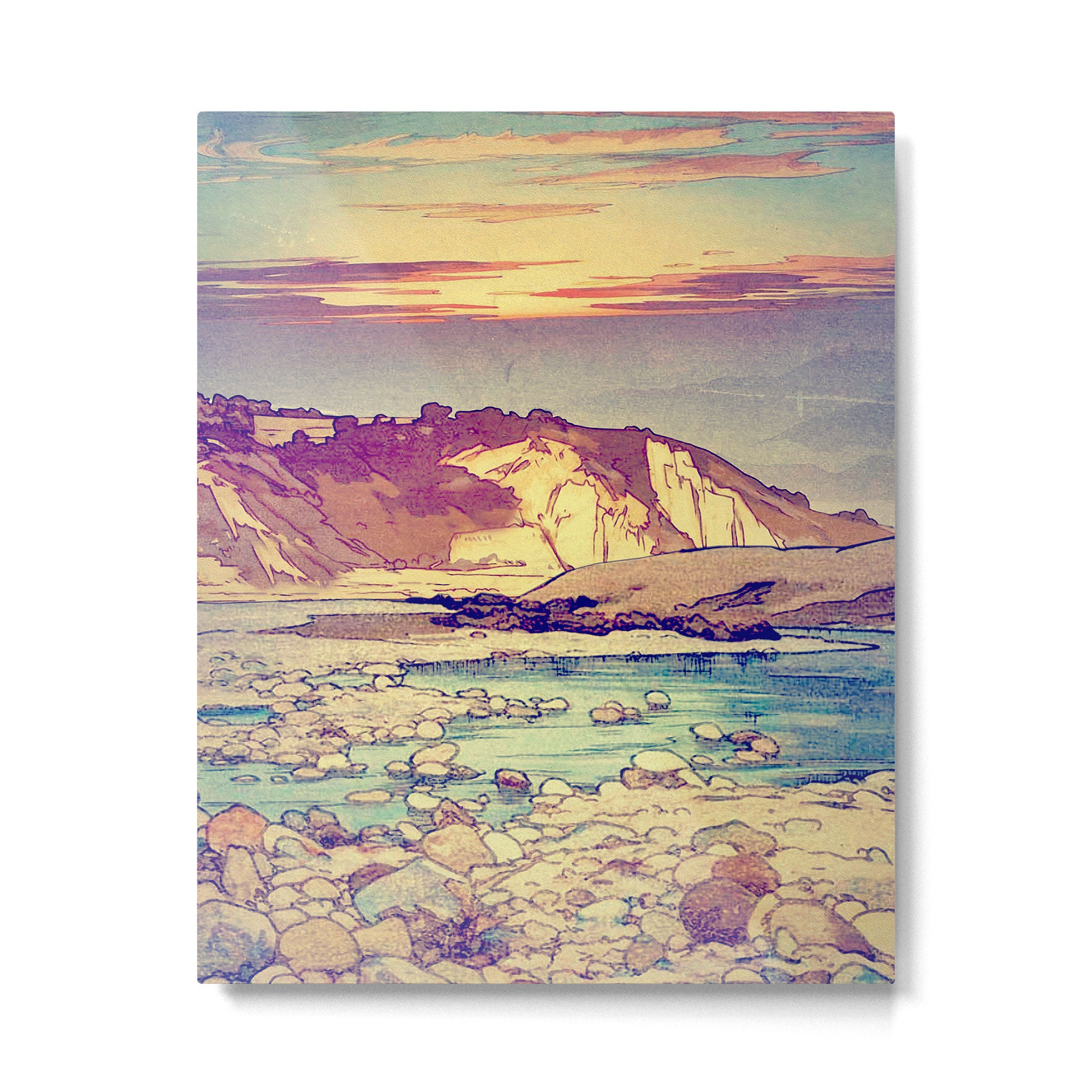 Sunset at Yuke Metal Print Gallery Image 4