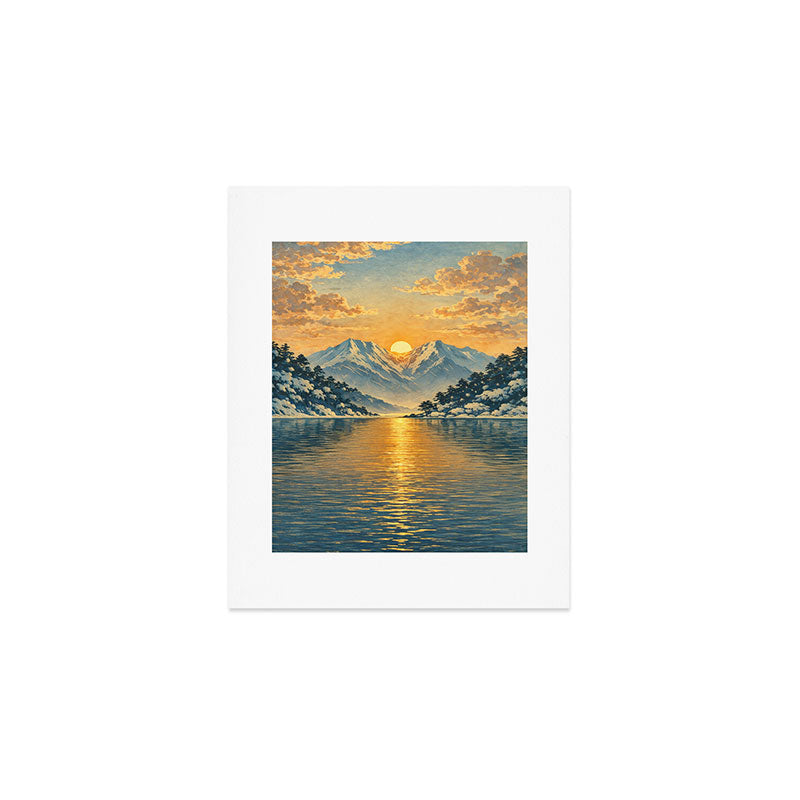 The Morning after the Blizzard in Nishigi Art Print Gallery Image 1