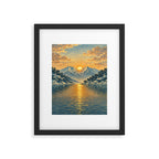 The Morning after the Blizzard in Nishigi Framed Art Print Gallery Image 5