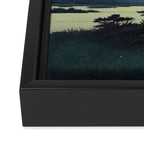 The Night Father - A Contemporary Ukiyo-e Nature Landscape Framed Canvas Print Gallery Image 3