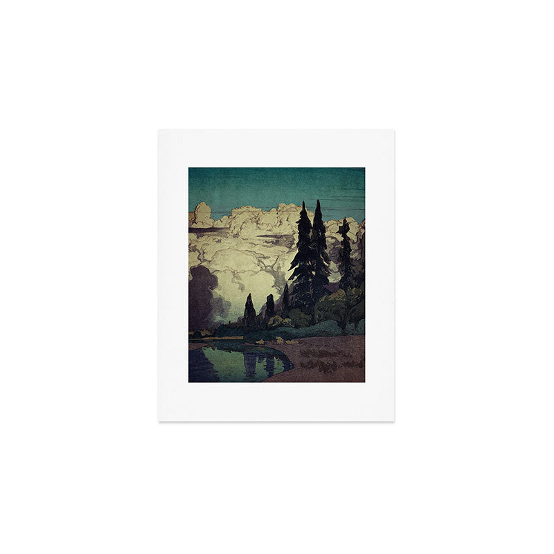 The Pending Storm at Hike Art Print Gallery Image 1