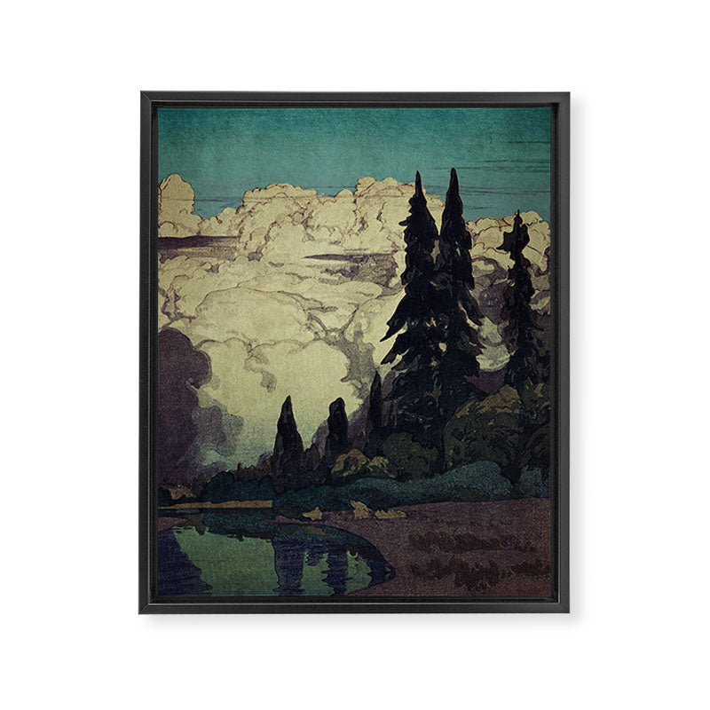 The Pending Storm at Hike Framed Canvas Print Gallery Image 6
