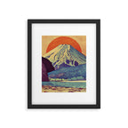 The Red Sunrise at Dayai Shore - Nature Landscape Framed Art Print Gallery Image 6