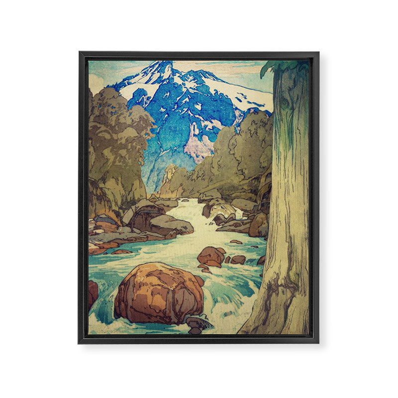 The Walk to Hokodoyama Framed Canvas Print Gallery Image 6