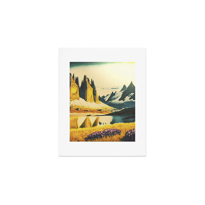 Travelling the Zenken Plains Art Print Gallery Image 1