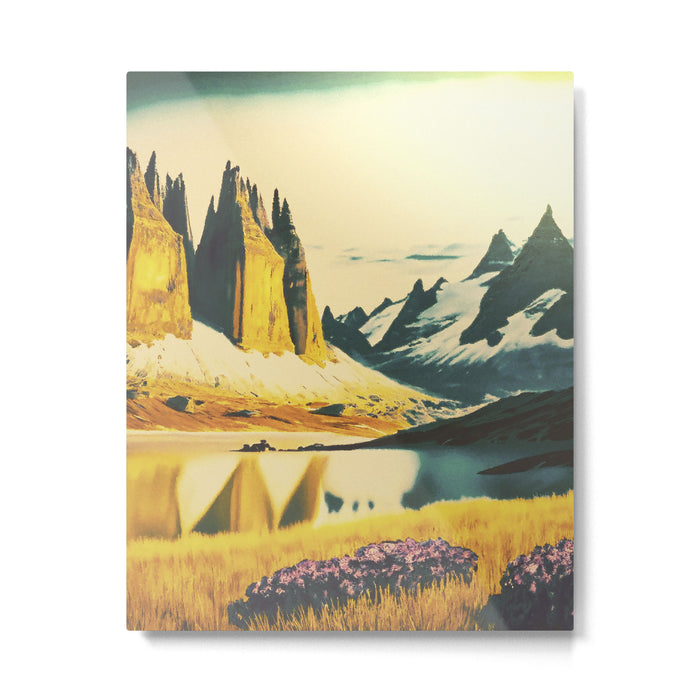 Travelling the Zenken Plains Metal Print Gallery Image 1