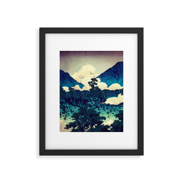 Under the Rain in Doyi - Nature Landscape Framed Art Print Gallery Image 1