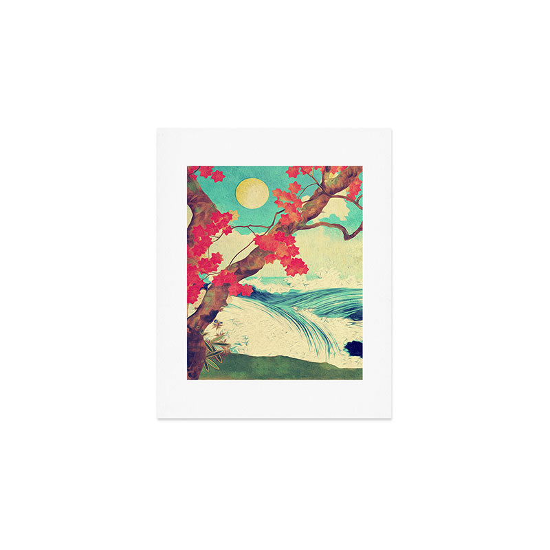 Waking to the Wild and Beautiful Ocean of Dhin - Nature Landscape Art Print Gallery Image 1