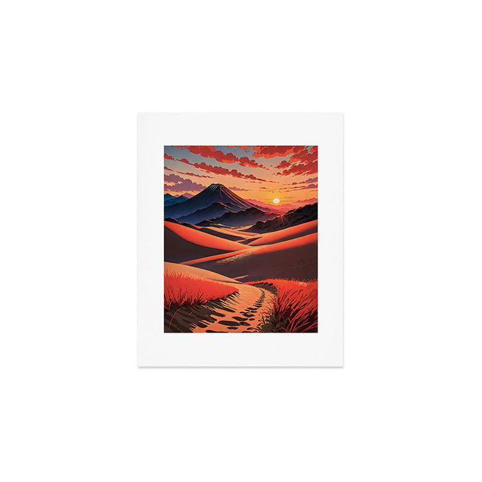 Walk to Kaniji - A Contemporary Ukiyo-e Nature Landscape Art Print Gallery Image 1