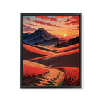 Walk to Kaniji - A Contemporary Ukiyo-e Nature Landscape Framed Canvas Print Gallery Image 6