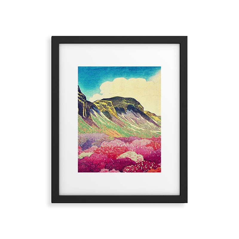 Walk towards Manayama Framed Art Print Gallery Image 5