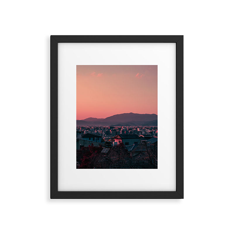 Kyoto sunset Framed Art Print Gallery Image 5