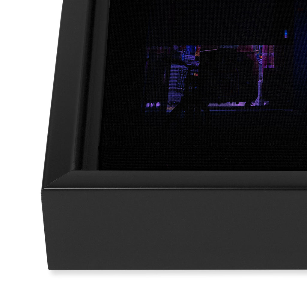 neo tokyo Framed Canvas Print Gallery Image 3