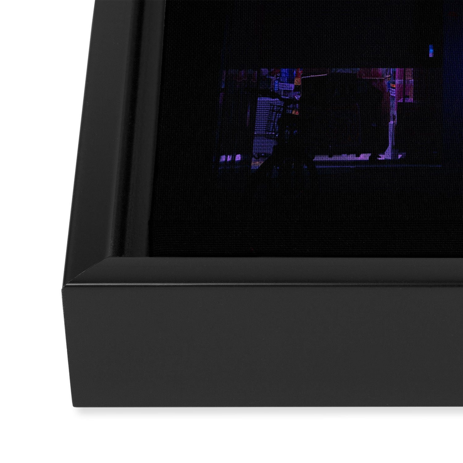 neo tokyo Framed Canvas Print Gallery Image 3