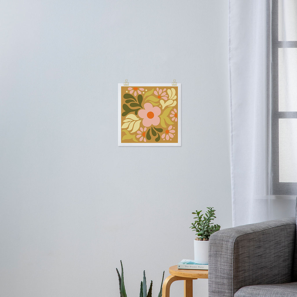 Abstract Florals Art Print Gallery Image 3