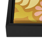 Abstract Florals Framed Canvas Print Gallery Image 2
