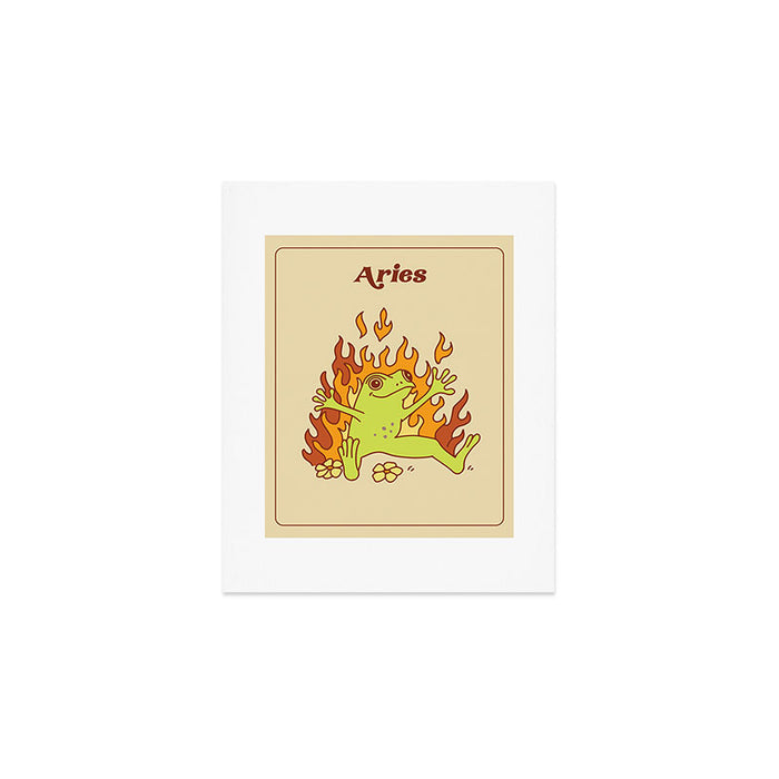 Aries Frog Art Print Gallery Image 1