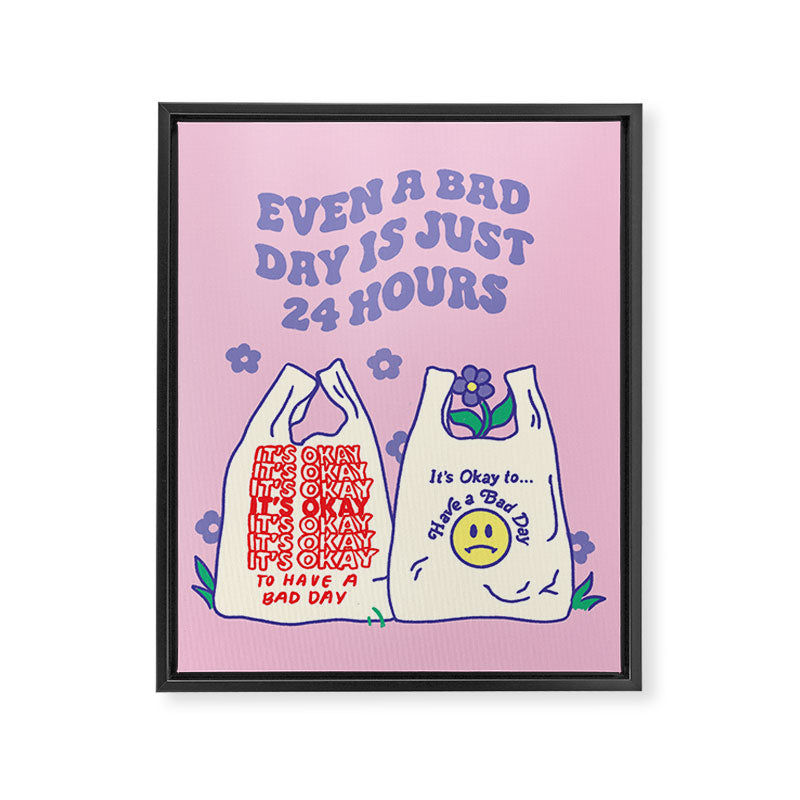 Bad Days Framed Canvas Print Gallery Image 6