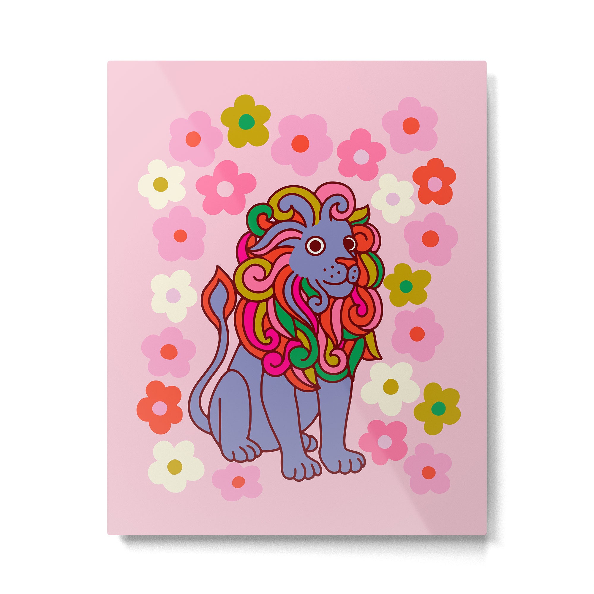 Blue Lion Metal Print Gallery Image 4