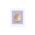 Bunny Lovers Art Print Gallery Image 1