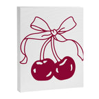 Cherry Bow Ribbon Canvas Print Gallery Image 8