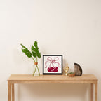 Cherry Bow Ribbon Framed Canvas Print Gallery Image 3