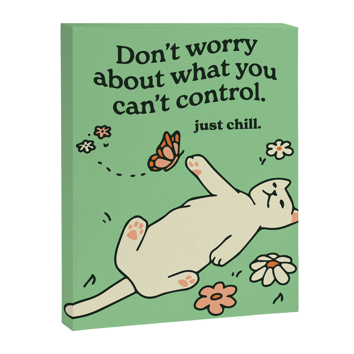 Chill Cat Canvas Print Gallery Image 1