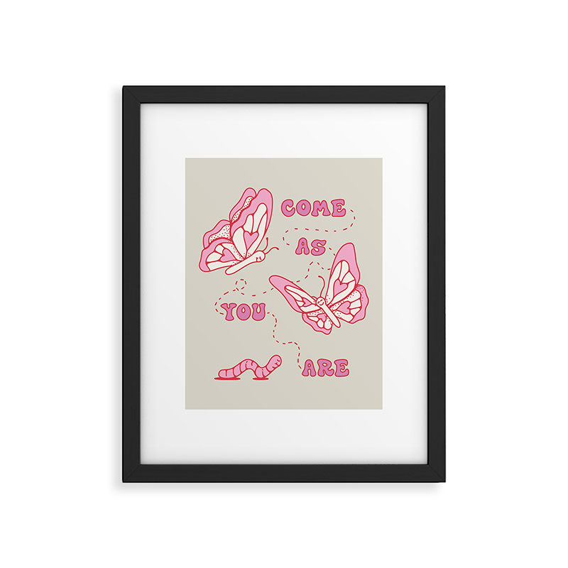 Come As Your Are Framed Art Print Gallery Image 5