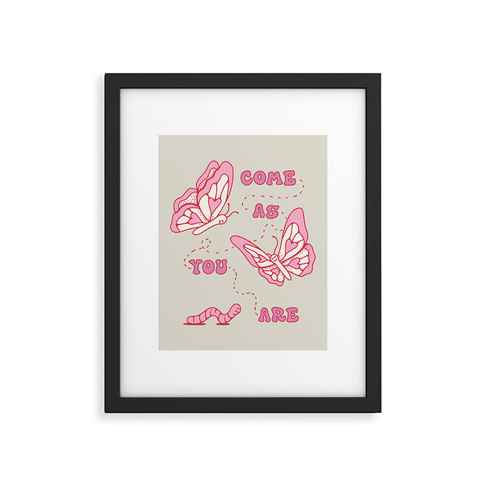 Come As Your Are Framed Art Print Gallery Image 1