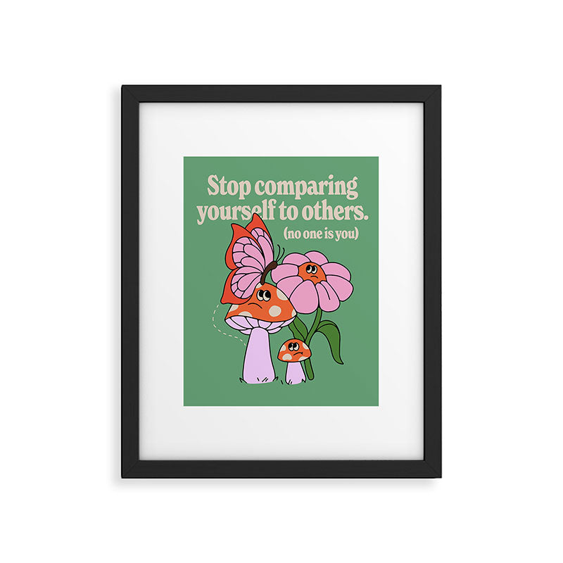 Comparison Kills Framed Art Print Gallery Image 5