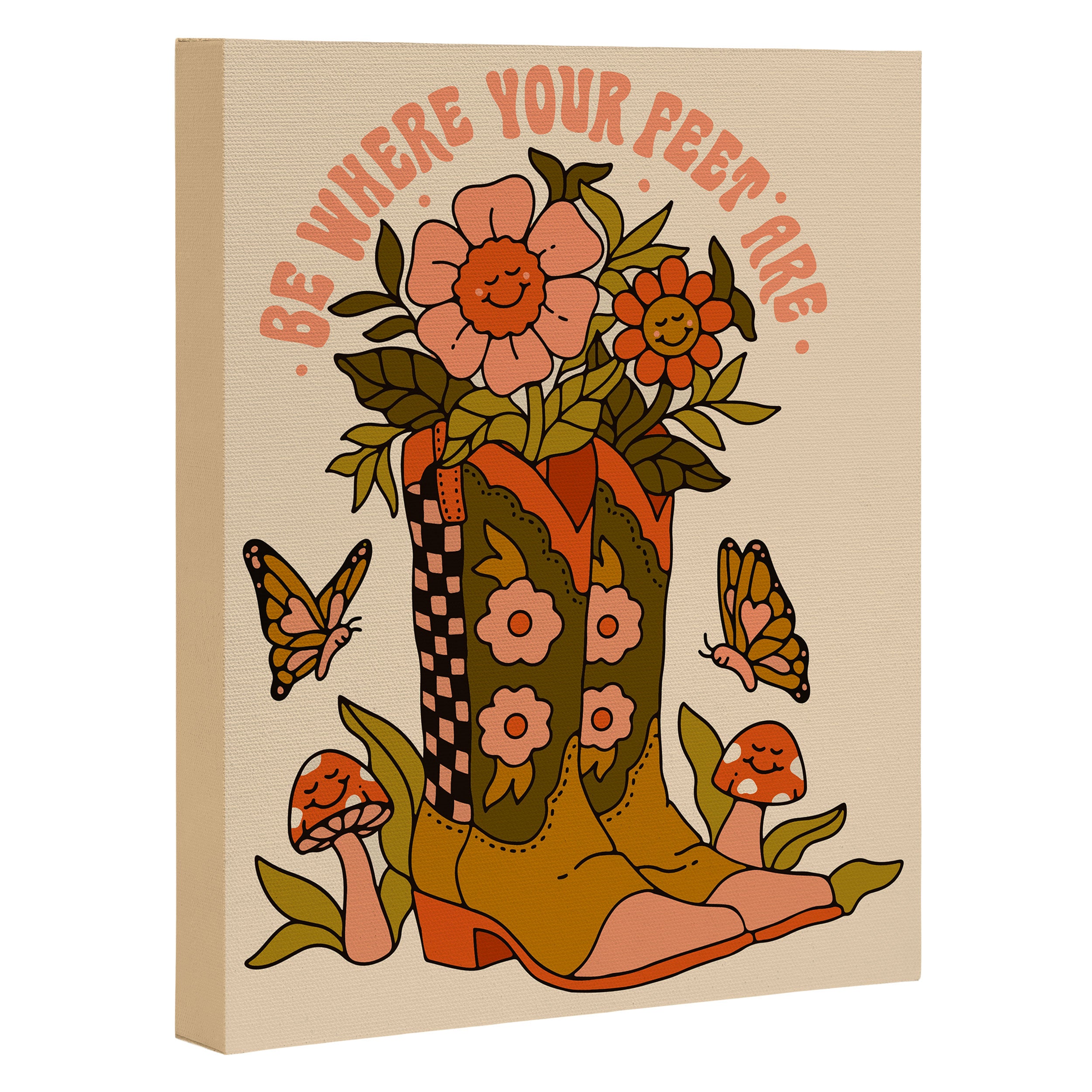 Cowgirl Quote Canvas Print Gallery Image 3