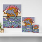 Dolphin Canvas Print Gallery Image 3