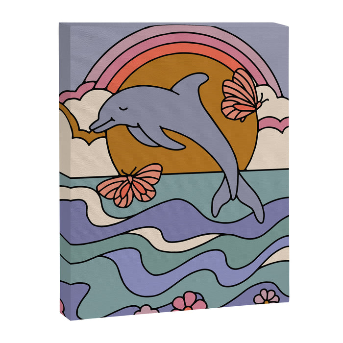 Dolphin Canvas Print Gallery Image 1
