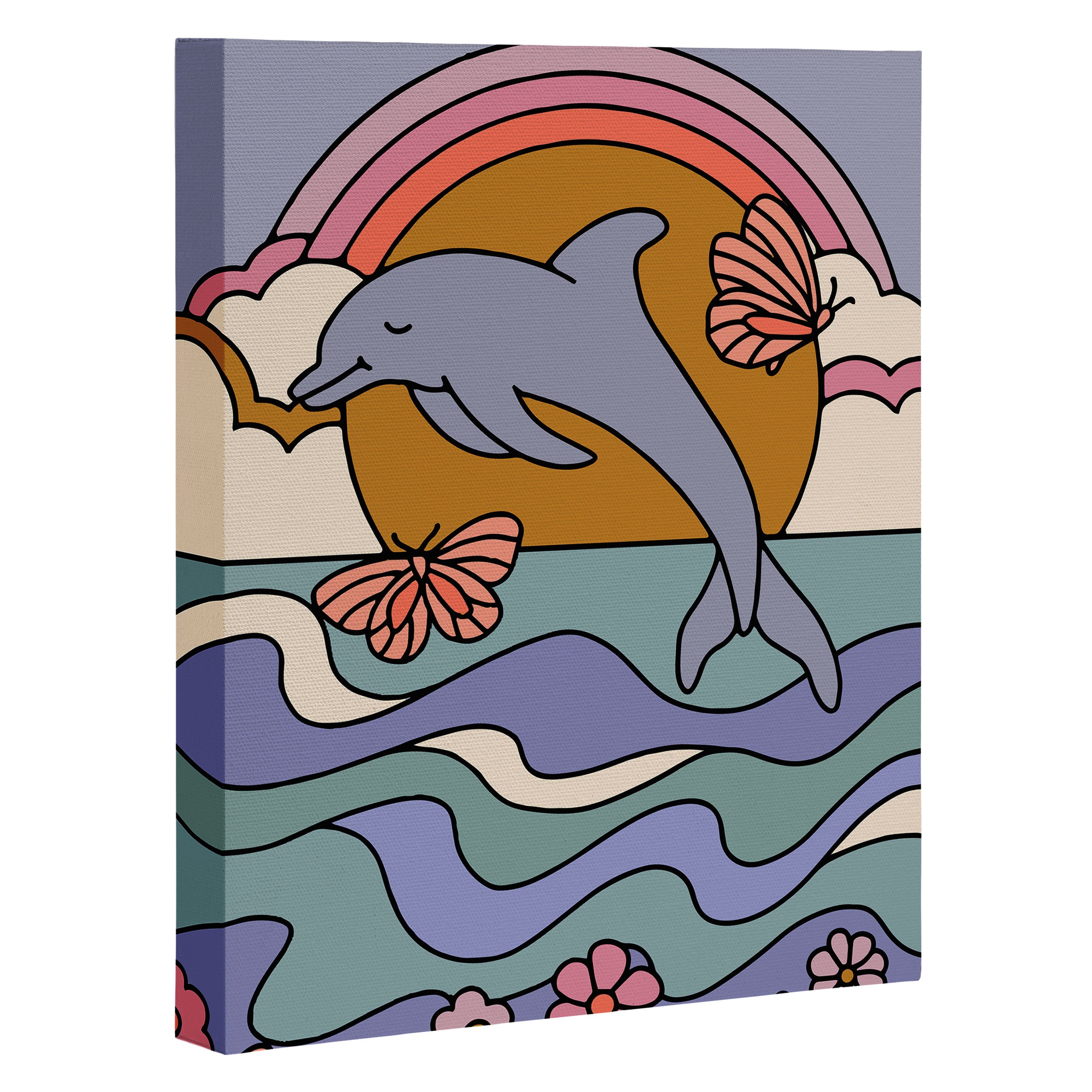 Dolphin Canvas Print Gallery Image 3