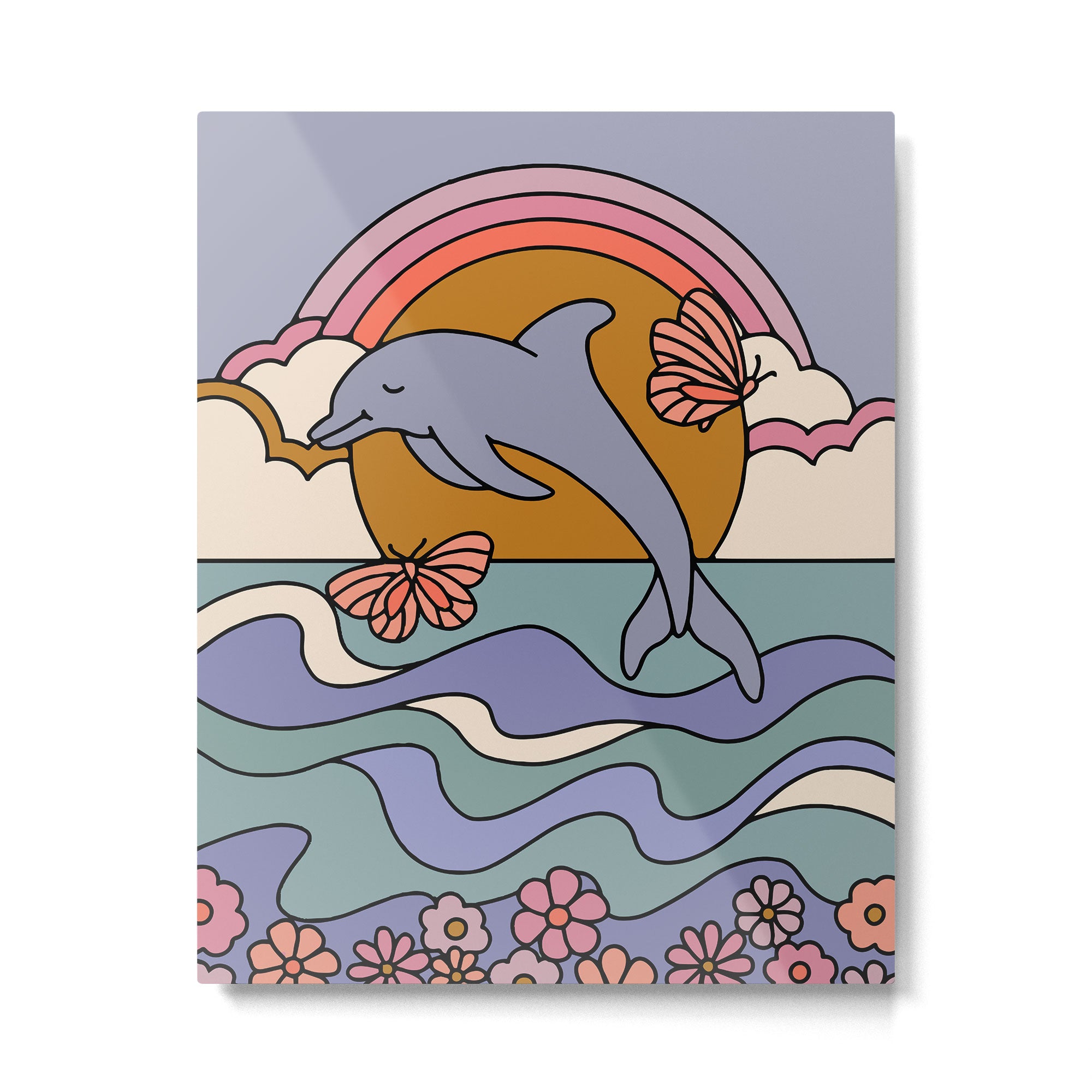 Dolphin Metal Print Gallery Image 4