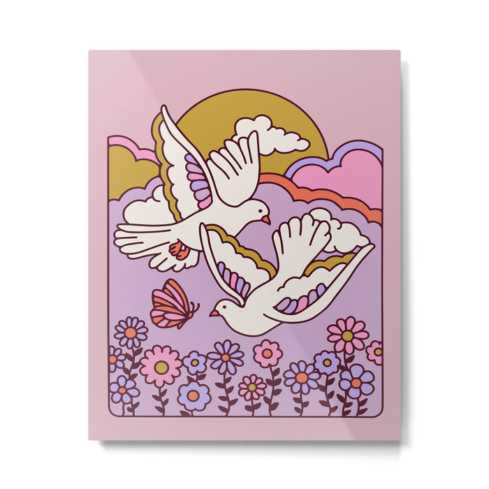 Dove Metal Print Gallery Image 1