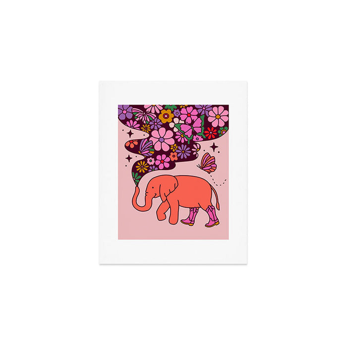 Elephant Art Print Gallery Image 1