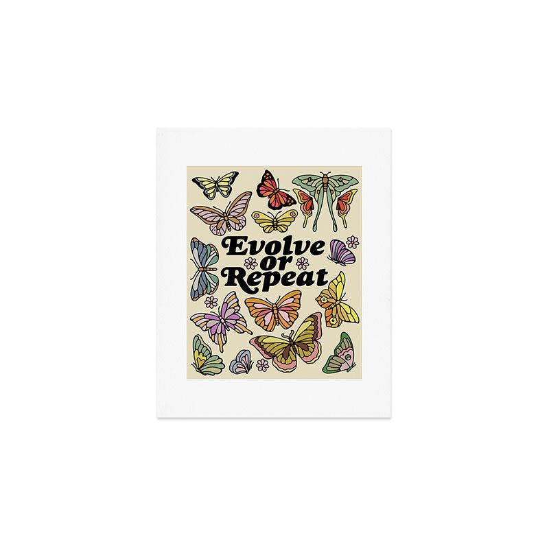 Evolve Or Repeat Art Print Gallery Image 1