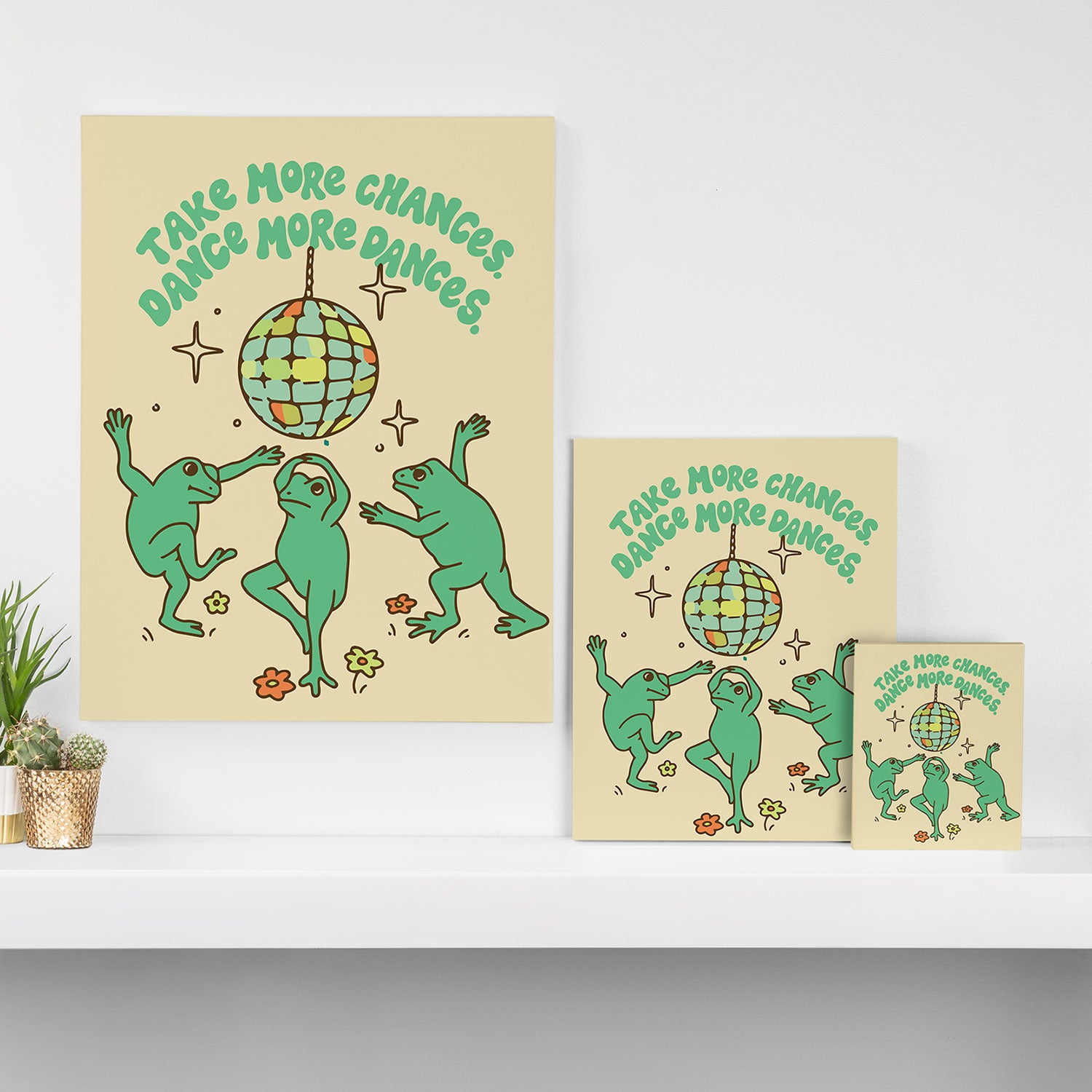 Frog Dance Canvas Print Gallery Image 3