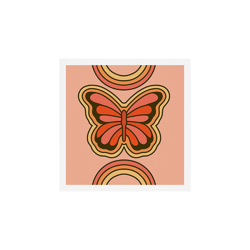 Funky Butterfly Art Print Gallery Image 1
